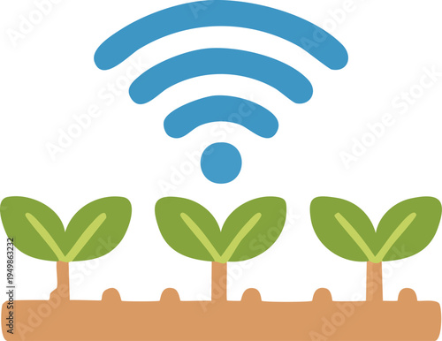 Professional Agritech Data Analytics Graphic