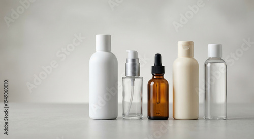 Travel bottles and travel toiletries set for carry on packing and travel essentials