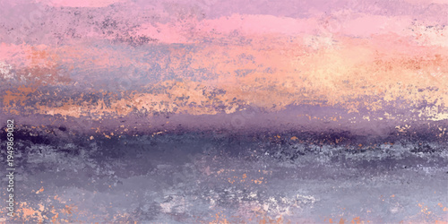 Dramatic morning sunrise mist veils mountain peaks and river fog under an orange sky with glowing clouds at dawn's horizon