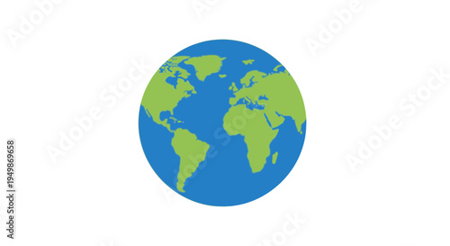 Globe Earth Planet World Map.