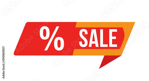 Sale discount percent sign symbol.