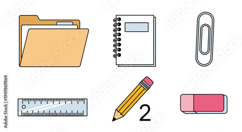 School Stationery Office Supplies 1.