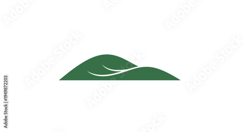 Green hills landscape natural scenery.