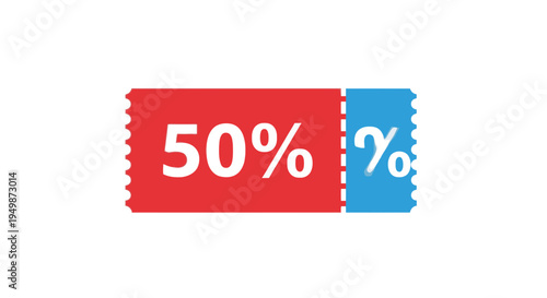 Discount Fifty Percent Off Stamp.
