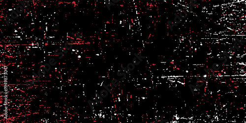 A modern and attractive grunge texture background with a black, white, and red color combination. eps 10