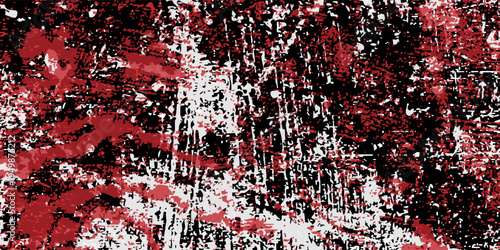 A modern and attractive grunge texture background with a black, white, and red color combination. eps 10