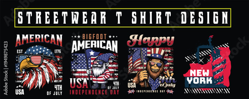 Urban Streetwear T-Shirt Design Bundle – Graffiti Typography Graphic Pack