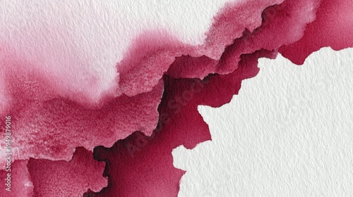 Abstract red and pink watercolor with soft textured background