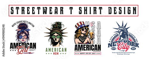 Urban Streetwear T-Shirt Design Bundle – Graffiti Typography Graphic Pack