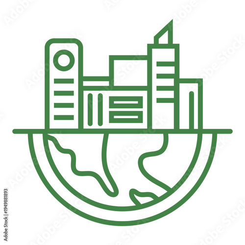 Green City Icon