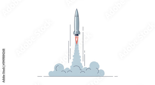 Rocket Launch - A Powerful Symbol of Technological Advancement and Space Exploration.