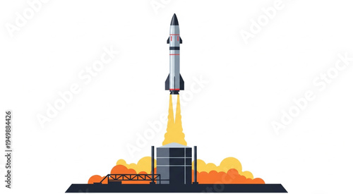 Rocket Launch - A Powerful Symbol of Technological Advancement and Exploration.