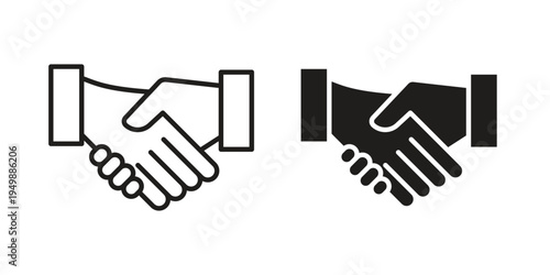 Settlement icon element for graphic designs. line and flat symbols