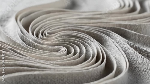 Abstract Swirling Textures and Patterns in Close-Up Macro View