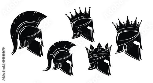 Ancient spartan and roman helmets a collection of warrior headgear