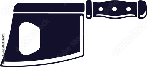 Vintage iron with attached belt for easy portability and hanging