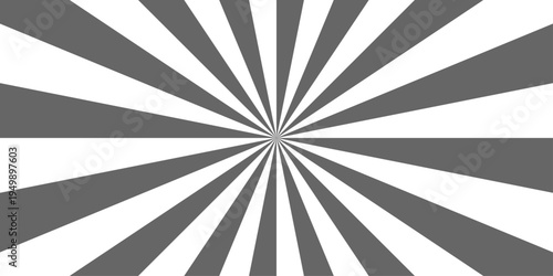 Vector Geometric radiating rays and optical illusion evokes an artistic, modern design with dynamic pattern creating visual interest and symmetric form with abstract creativity and digital exploration