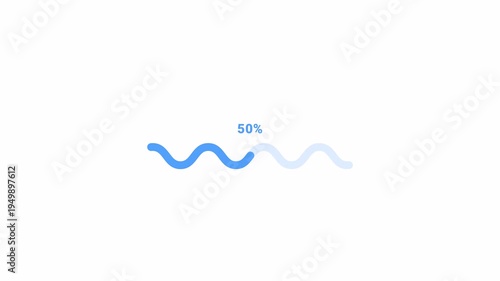 loading progress bar animation, progress bar animation isolated on a black background.	
