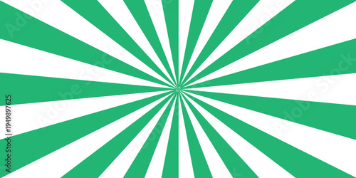 Vector Geometric Green Rays Radiate and abstract background, evokes vibrant energy with dynamic design and eye-catching visual. symbolizes the essence of dynamism and the beauty of symmetry