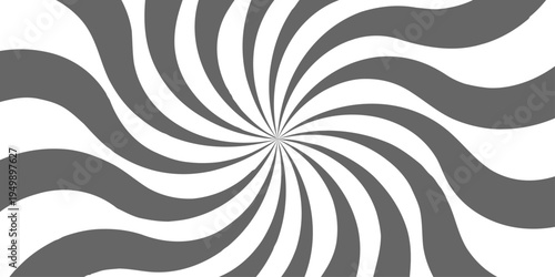 Vector Swirling abstract spiral patterns draw the viewers deep, motion graphic design create hypnotic illusion , monochrome visuals provide timeless and modern art .