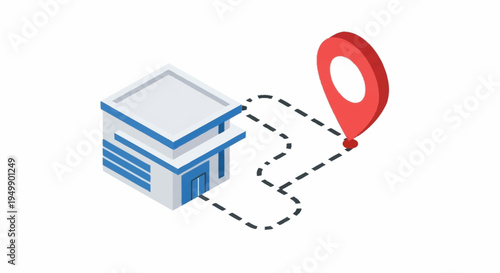 Navigation to a building location.