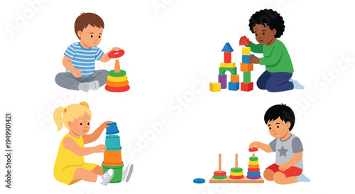 Four ornate lamps with colorful shades and detailed bases are displayed