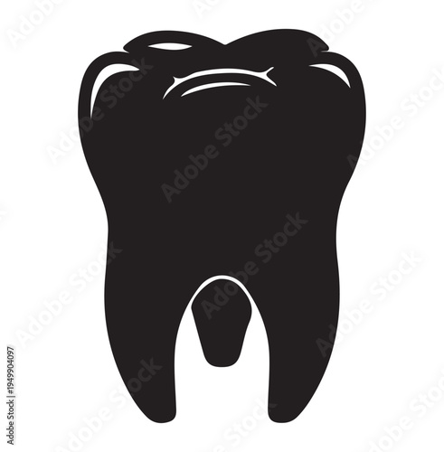 Root Line Dental Icon