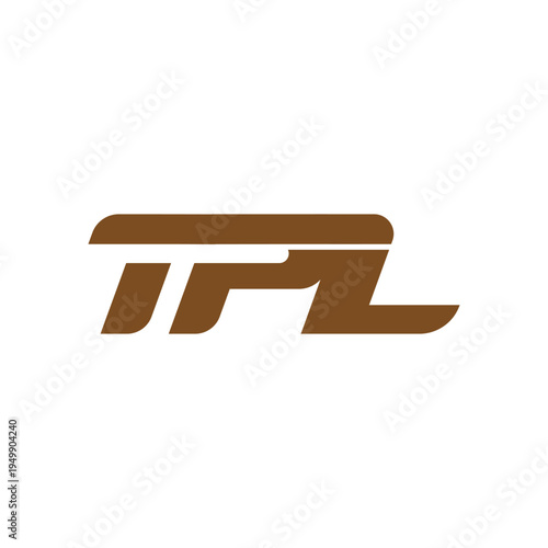 Minimal TPL tpl pl Monogram Logo Design, Elegant Initial Letter Logo, Modern Lettermark Branding Template