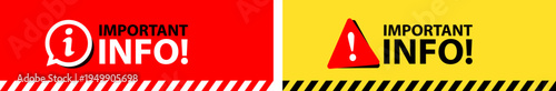 Important info!