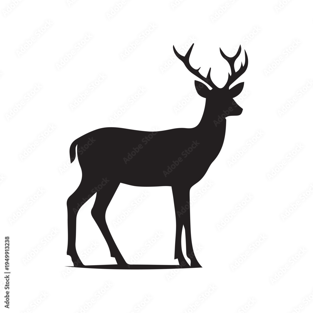 Obraz premium deer vector illustration