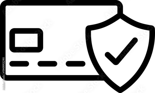 Card Verification Line Icon