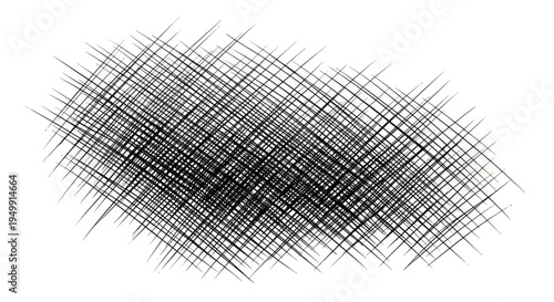 Black ink scribble texture overlay on white background, hand-drawn abstract pattern