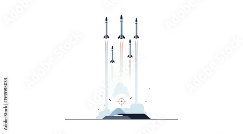 Missile Launch - A Powerful Display of Technology and Force.