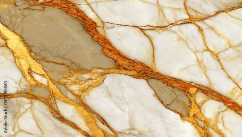 Marble texture with gold veins on white background  elegant natural stone pattern