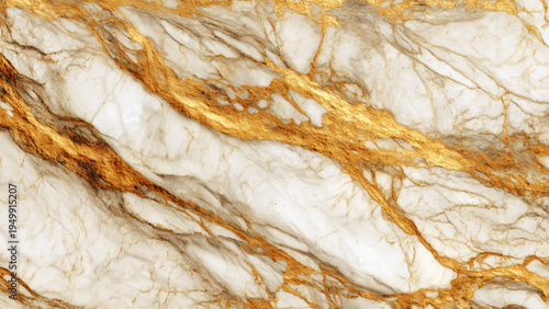 Marble texture with gold veins on white background for design and decoration purposes