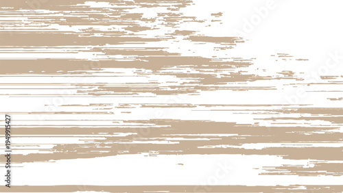 Brown and white abstract grunge texture with horizontal streaks and scratches pattern design element