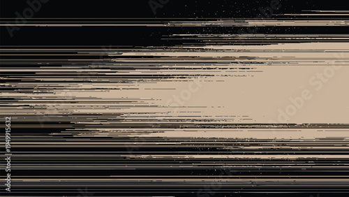 Glitchy beige and black distorted digital screen error abstract background texture