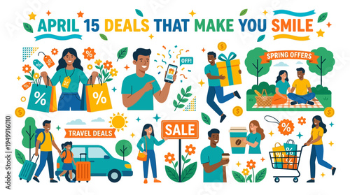 April 15 Deals and Shopping Offers Banner