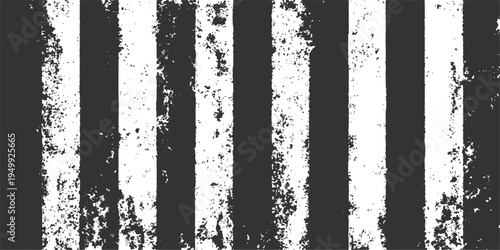 Abstract distressed monochrome vertical stripes pattern evokes a sense of both the raw and the refined. Perfect for adding a modern touch to your designs.