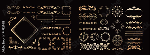 Fashionable frame. Design template. A set of gorgeous foreheads.
