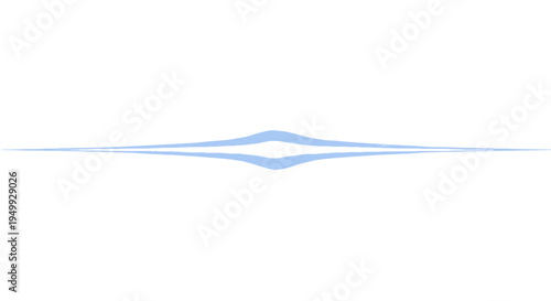 Blue waves and geometric shapes