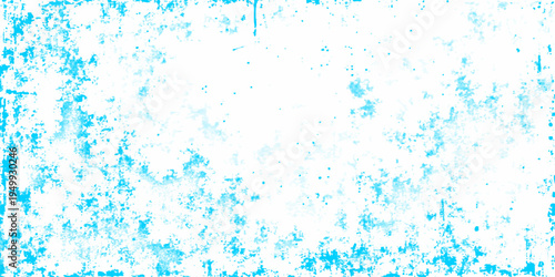 Vector Abstract cyan texture and icy border irregular gradient background and fractured weathered surface artistic design and decorative element and visual imagery and graphic resources.