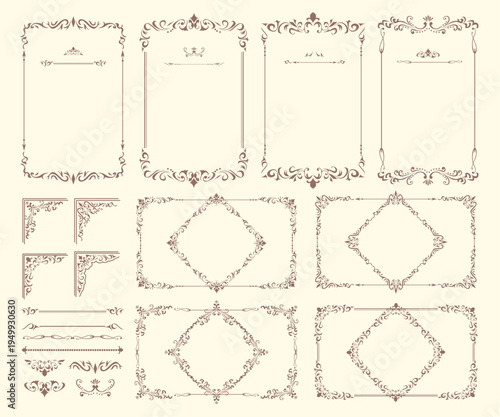 アンティーク　ビンテージ　フレーム飾り枠