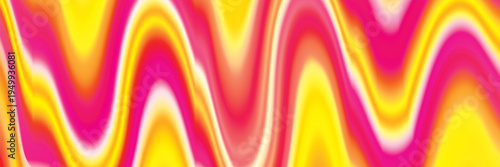Neon wave. Computer generated 3d render. 3D Illustration