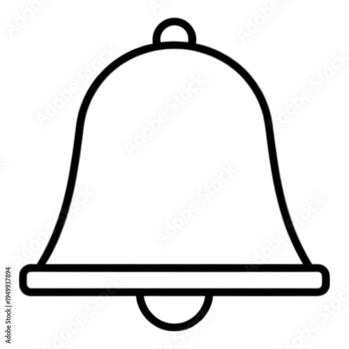Bell Outline Line Icon