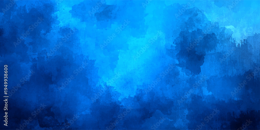 Fototapeta premium Vector Abstract blue sky paints clouds create depth with fluid form, boundless celestial canvas and soft hues intermingle and tranquil and vibrant scene offers serenity 