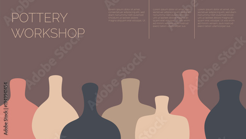 Pottery workshop advertisement