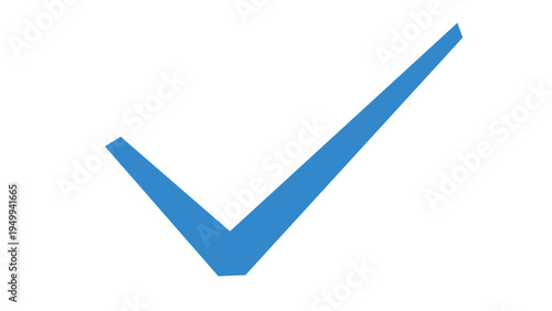 blue checkmark icon. blue checkmark icon for success and completion confirmation