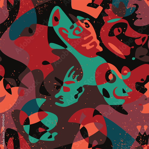 Abstract seamless pattern i...