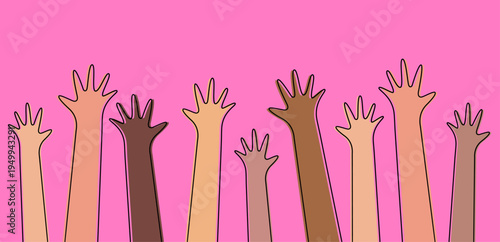 mani, persone, colore della pelle, etnie, solidarietà, comunità, etnie, popoli